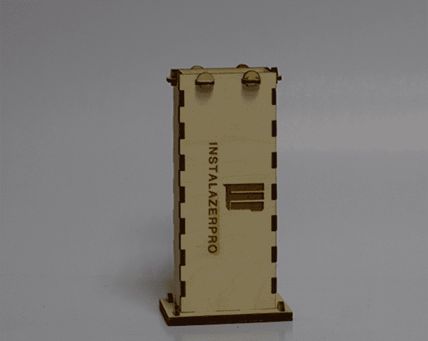 Instalazerpro Копилка деревянная с цифрами для денег